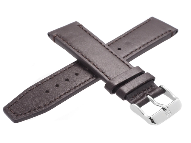 Detal klamry paska Tommy Hilfiger 679301797 srebrny połysk.